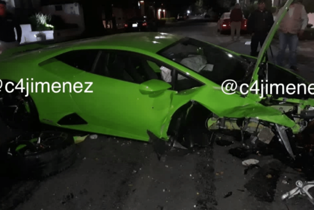 Lamborghini Huracán EVO abandonado y chocado en Polanco es del abogado de  Billy Álvarez - 24 Horas Puebla