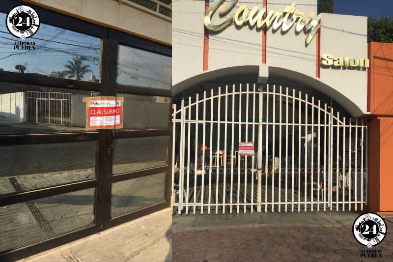 Clausuran el Salón Country de San Manuel por ignorar medidas antiCovid - 24  Horas Puebla