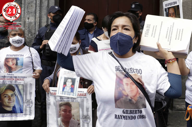 Protesta Colectivo Voz De Los Desaparecidos Para Que Se Apruebe Ley En ...