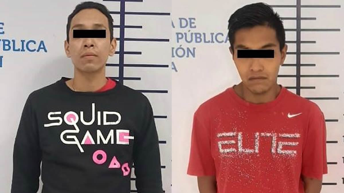 Detienen a dos por robo a negocio en San Andrés Cholula