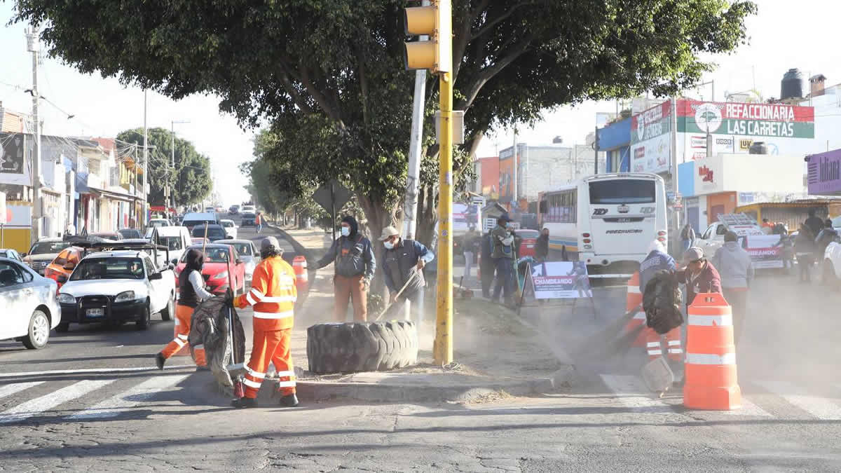 Darán mantenimiento a camellones, áreas verdes y cruces en a 16 de Septiembre