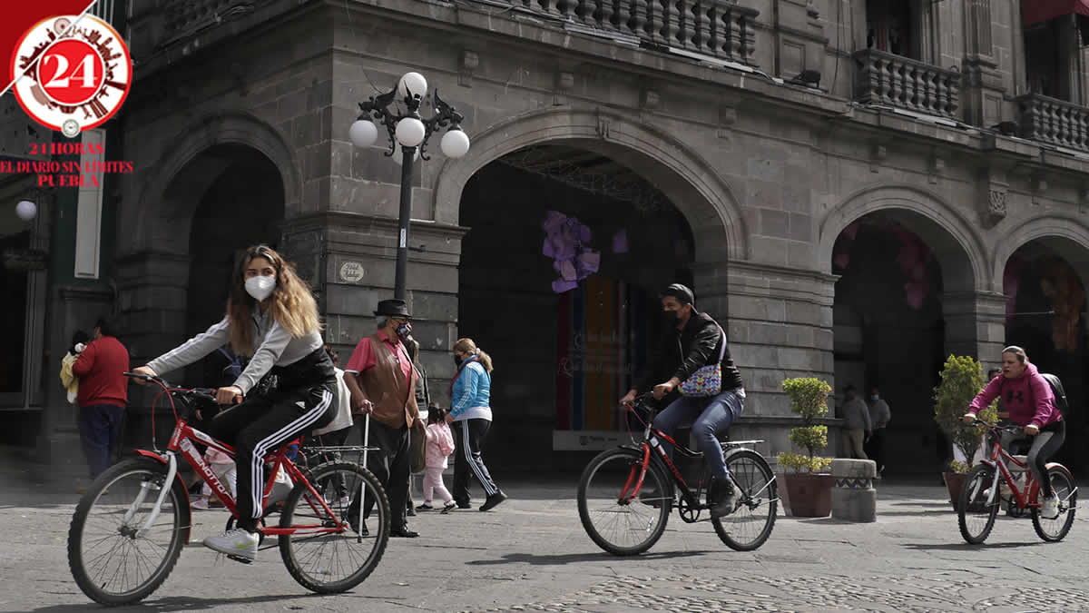 Continúan participando familias en el Gran Paseo de Puebla