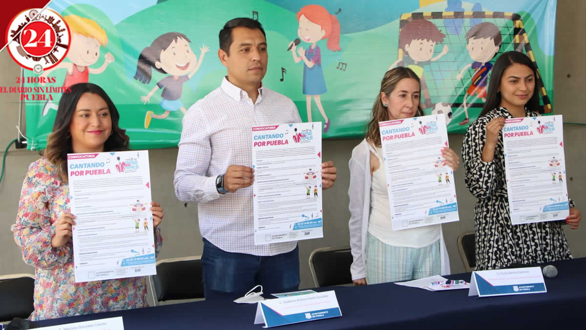 Presentan actividades por mes de las niñas y niños; sobresale “Cantando por Puebla”