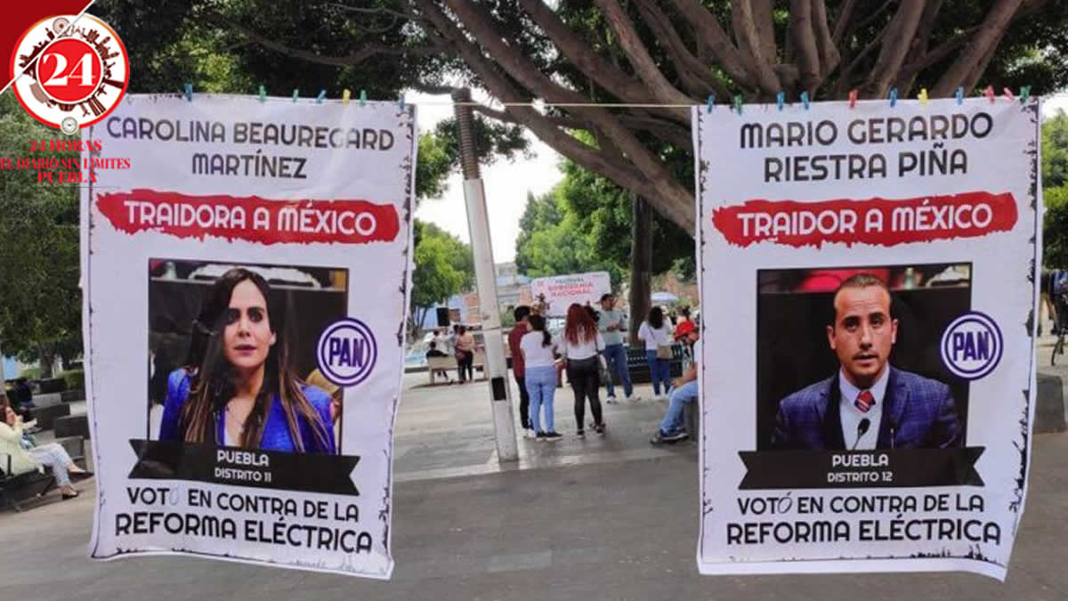 Descarta ayuntamiento haber retirado carteles de Morena en contra de diputados