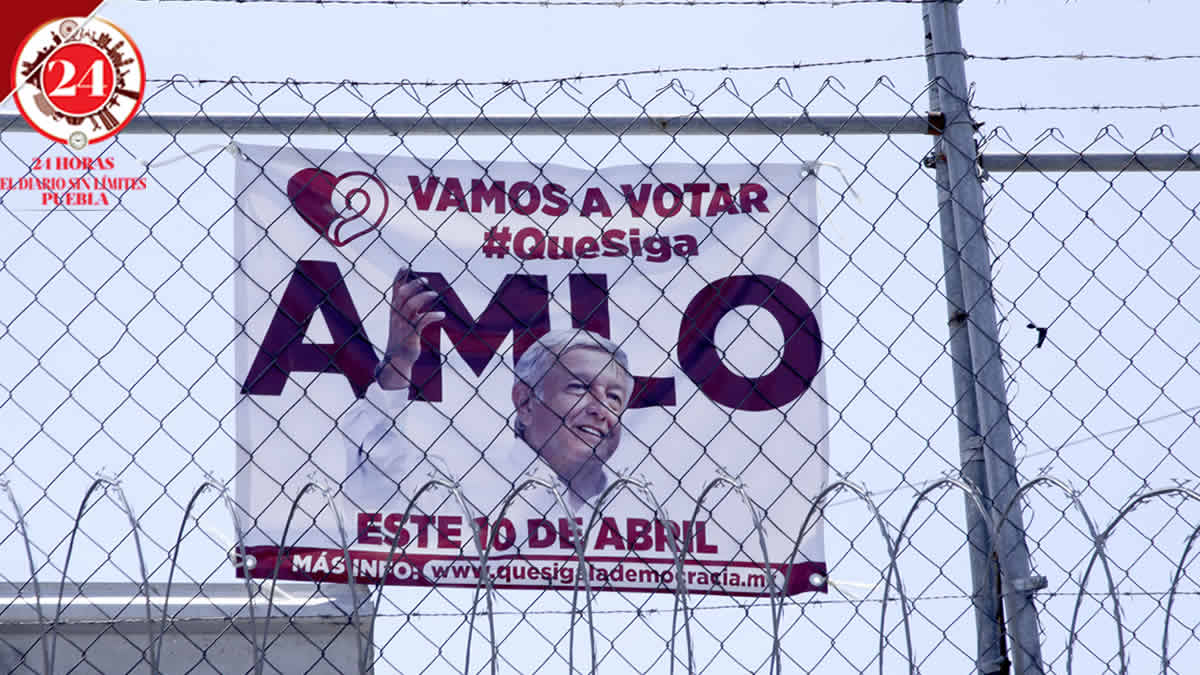 Ordena INE retirar propaganda sobre revocación de mandato en Puebla