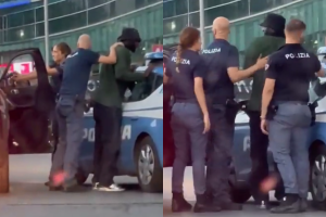 Foto: Twitter/ @WorldACMilan |VIDEO: Bakayoko fue sometido a una revisión por un policía en Milán, internautas alegan racismo
