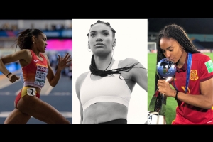 Salma Paralluelo: de batir récords en atletismo a brillar en el futbol femenil con España