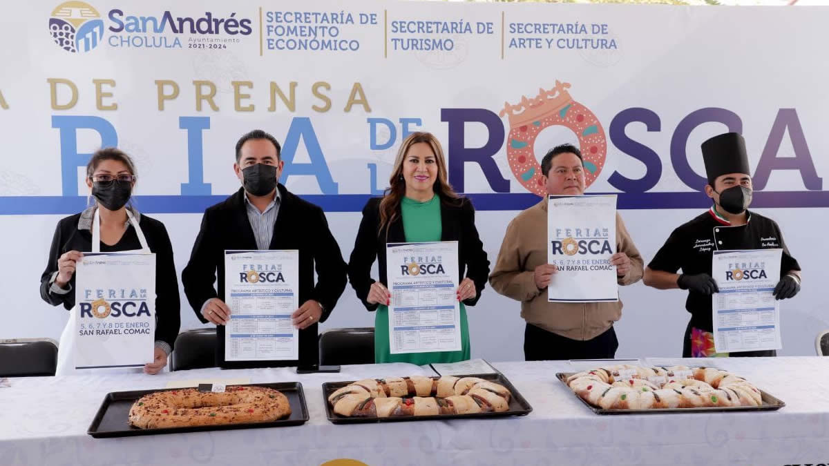 Presenta ayuntamiento de San Andrés Cholula Feria de la Rosca 2023 24