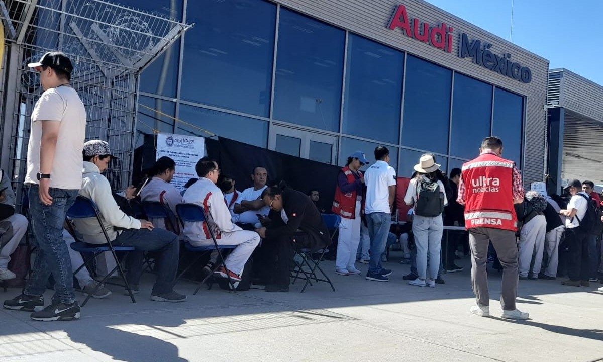 Huelga trabajadores Audi / Arturo Cravioto