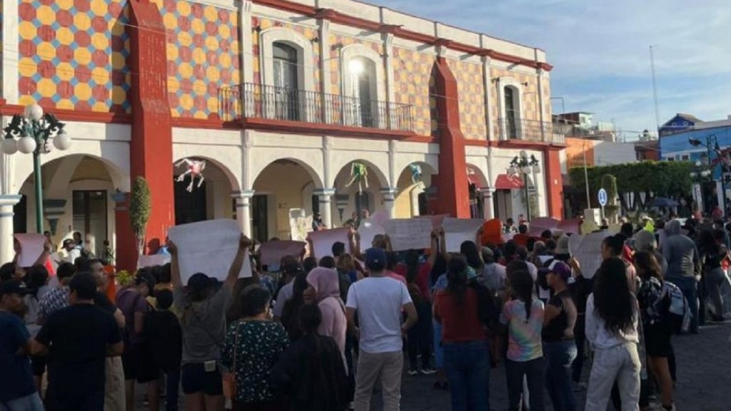 Protesta en Izúcar