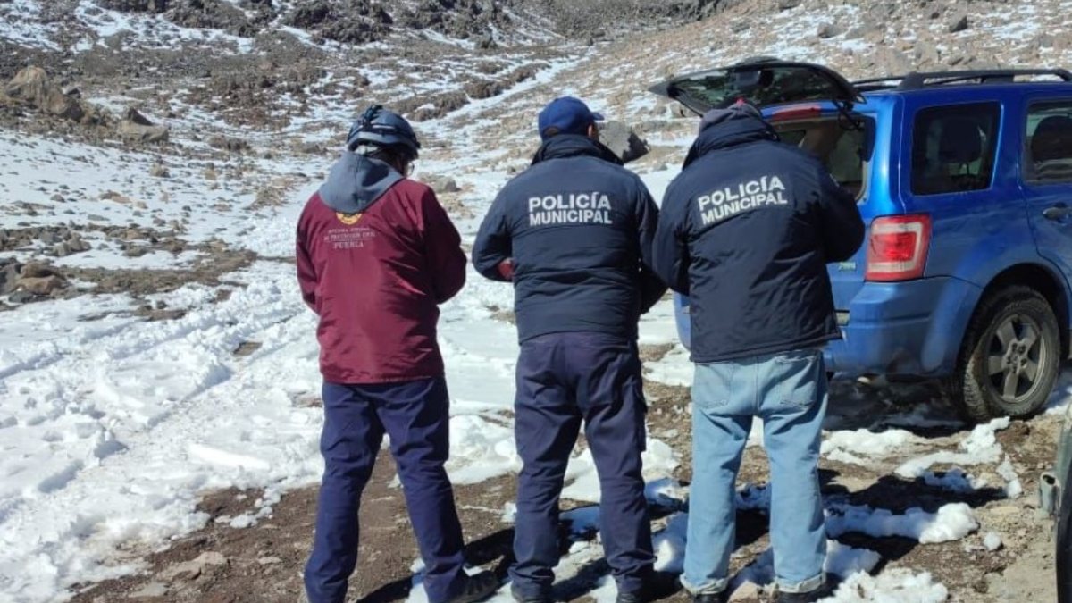Policías municipales /Rescate Pico de Orizaba