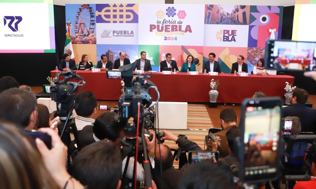 Presenta el gobernador la Feria de Puebla 2024