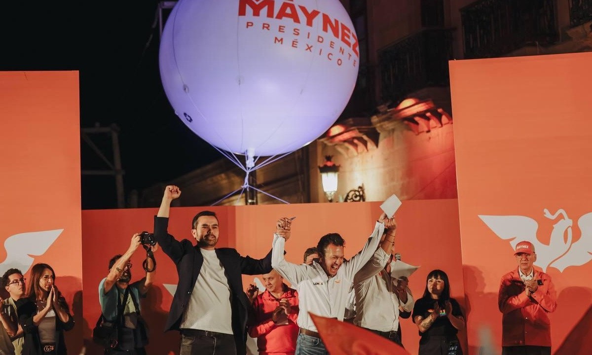 Jorge Álvarez Máynez inició campaña en Lagos de Moreno, Jalisco