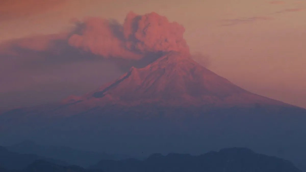 Volcán Popocatèptl /Caída de ceniza