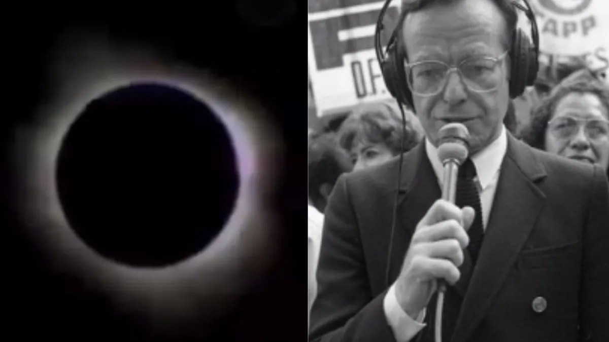 Foto:Captura de pantalla|VIDEO: Así anunció Jacobo Zabludovsky en 1991 el eclipse solar de abril 2024