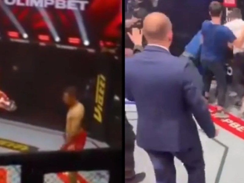 VIDEO: Luchador agrede a una mujer en el ring; aficionados lo golpean
