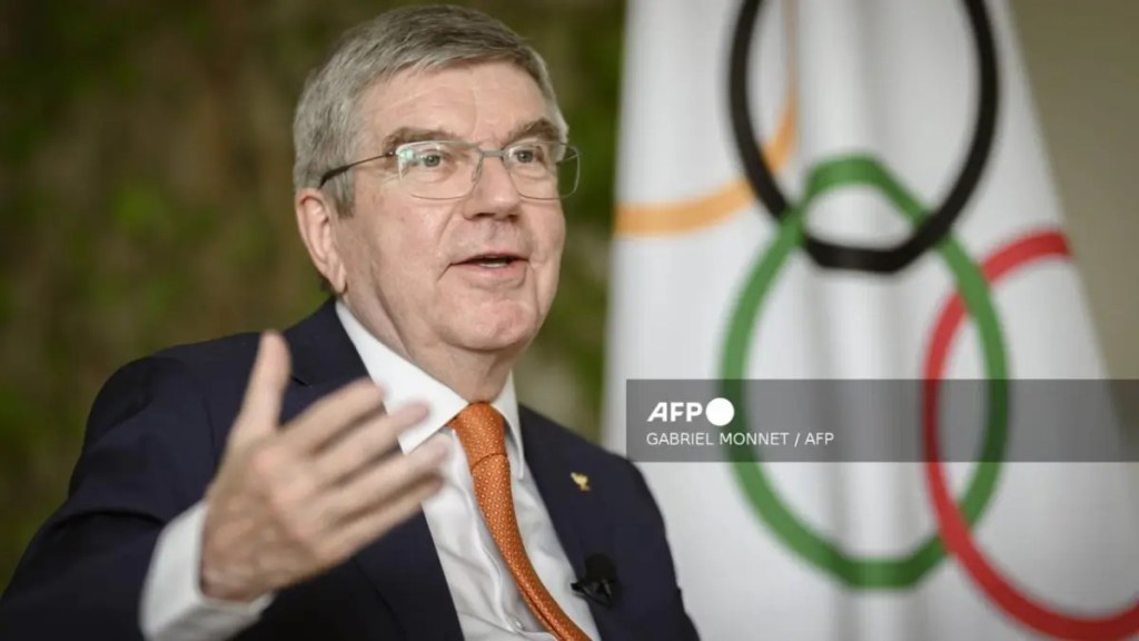Foto: AFP | El presidente del COI aseguró que si los atletas palestinos no se clasifican a París, el comité los invitará