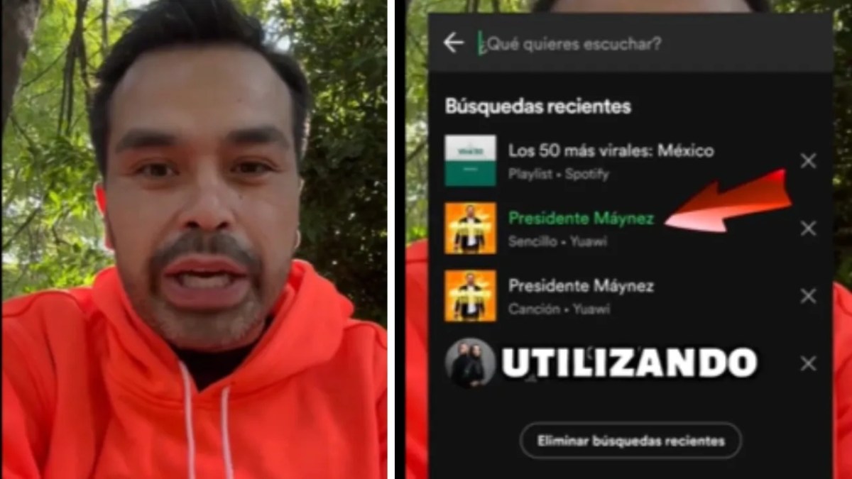 Lo anterior mediante su cuenta de X, Álvarez Máynez acusó que la dirigencia del tricolor, logró tirar la canción de Spotify.