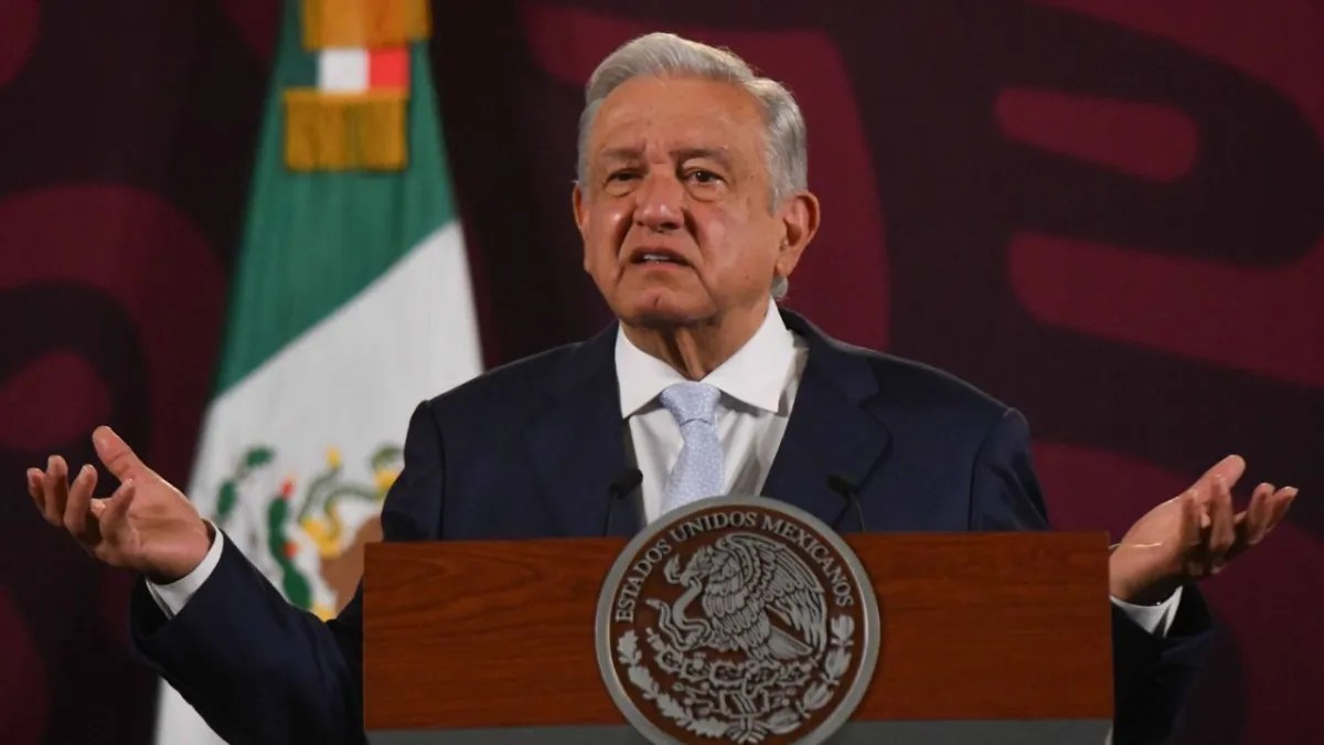 Foto: Especial | El presidente López Obrador calificó como provocación previa a la elección las protestas a las afueras de Palacio.