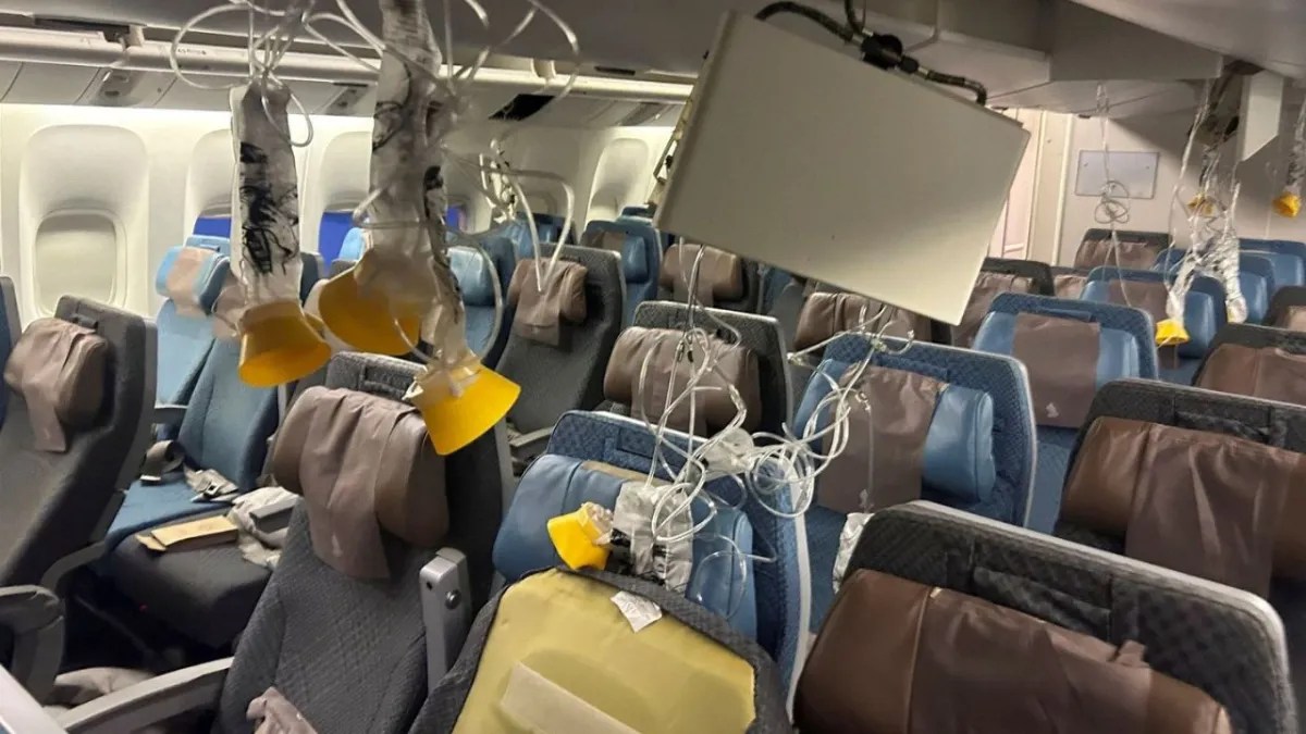 Foto: Reuters | Una persona murió y al menos 71 resultaron heridas en un Boeing 777 de Singapore Airlines que experimentó fuertes turbulencias en el trayecto Londres-Singapur