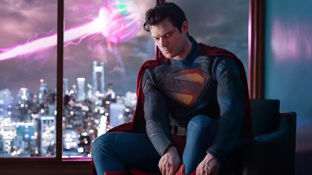 Foto: DC Studios/James Gunn. David Corenswet en el traje de Superman para la nueva cinta del DCU dirigida por James Gunn.