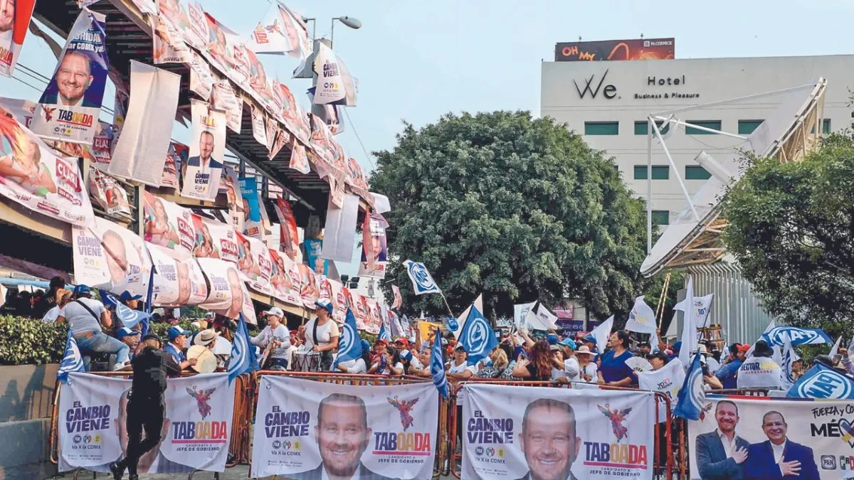 Foto: Especial | Ejercicio. Este fue el último evento en que los tres candidatos confrontaron sus proyectos de gobierno, previo a las votaciones del 2 de junio.