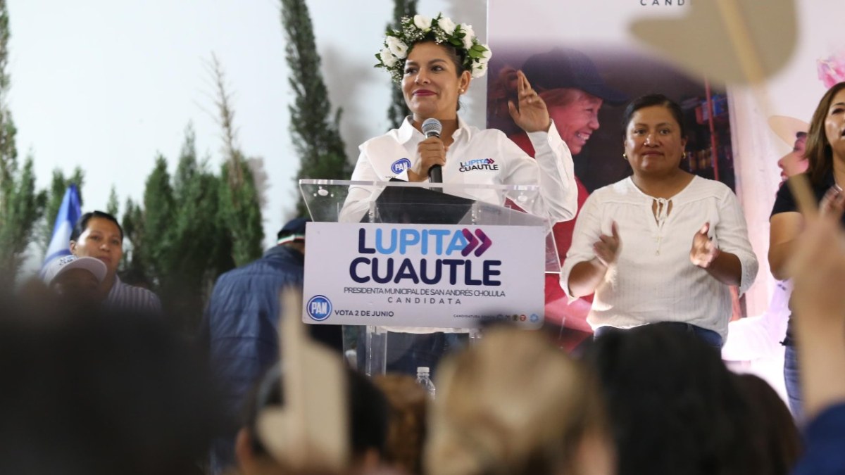 Lupita Cuautle, candidata a la alcaldía de San Andrés Cholula