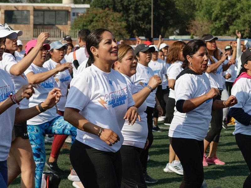 Lupita Cuautle impulsa la salud y cohesión social durante el evento “Activate San Andrés Cholula”