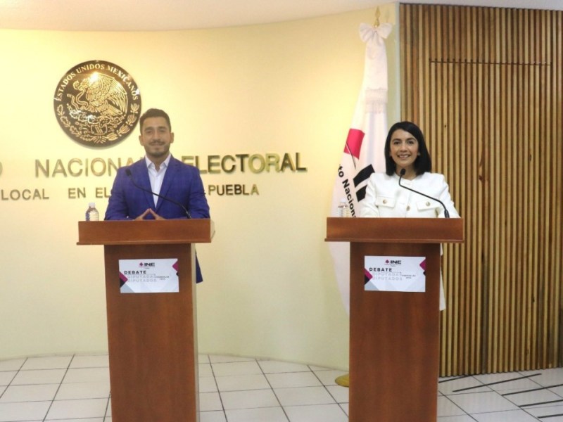 Se confrontan candidatos de Morena y AN en debate