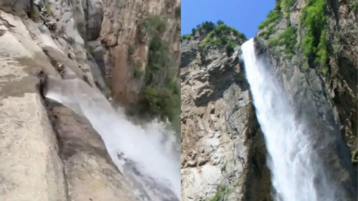 Turista descubre que la cascada más alta de China se abastece de tubería de agua