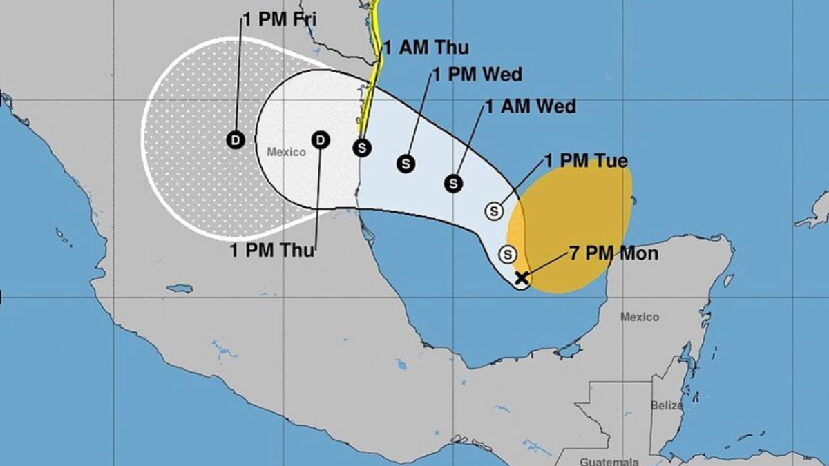 Foto: Especial | El Servicio Meteorológico Nacional (SMN) declaró oficialmente a "Alberto" como la primera tormenta tropical en México.