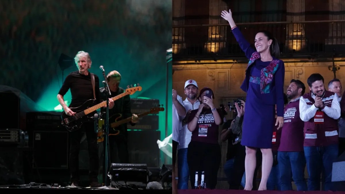 Fotos: Cuartoscuro | Roger Waters celebra triunfo de Claudia Sheinbaum