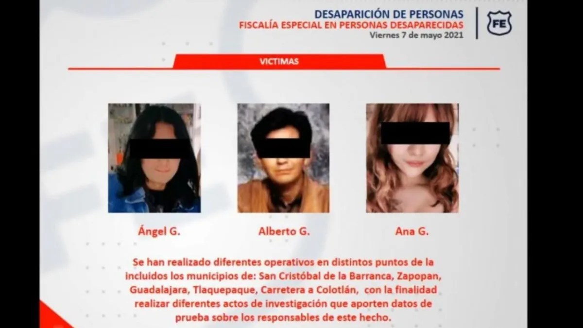 Foto: Quadratin | JALISCO. El crimen de Ana, José y Luis se registró en 2021.