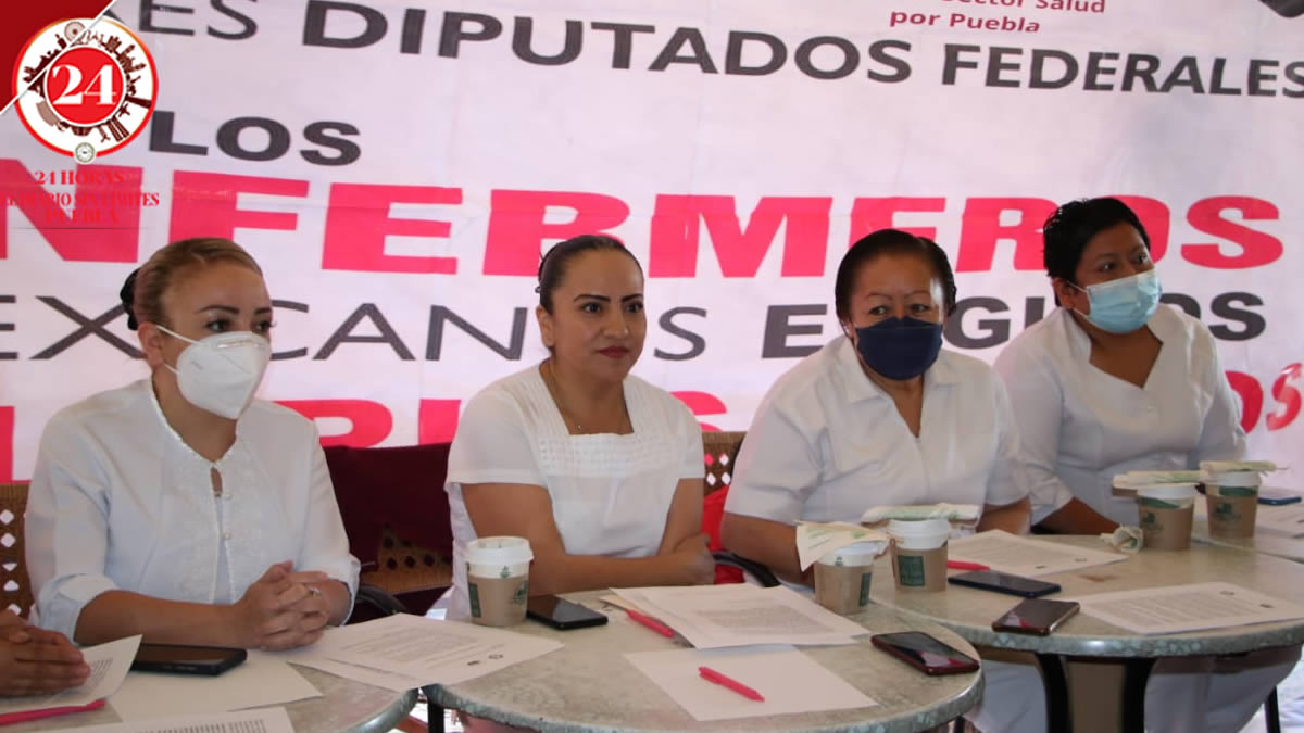 Pide Unión Nacional de Enfermería Mexicana salarios justos