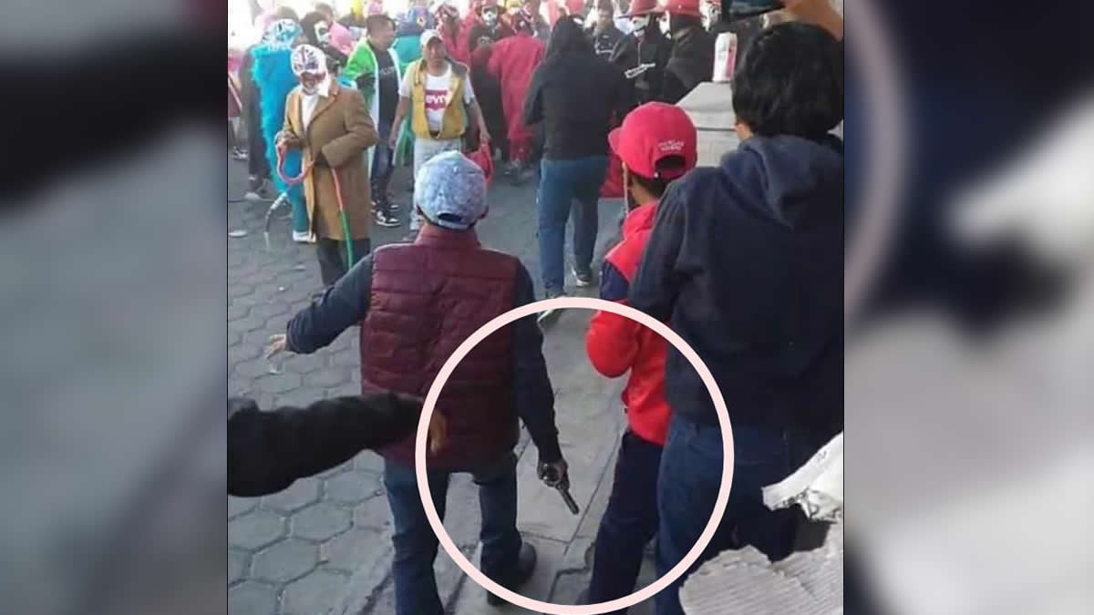 Se desata la balacera en el Carnaval de Tenancingo, Tlaxcala