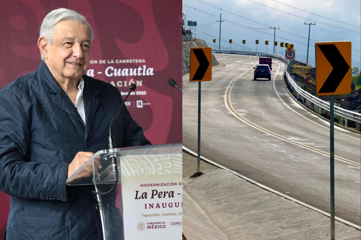 Inaugura AMLO ampliación de La Pera-Cuautla