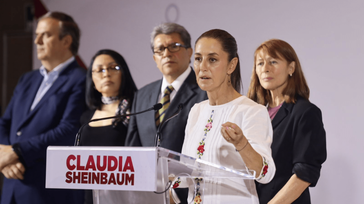 Foto: Hugo Salvador | La candidata de Morena, Claudia Sheinbaum, presentó a todo su equipo de trabajo para su campaña presidencial en estas elecciones.