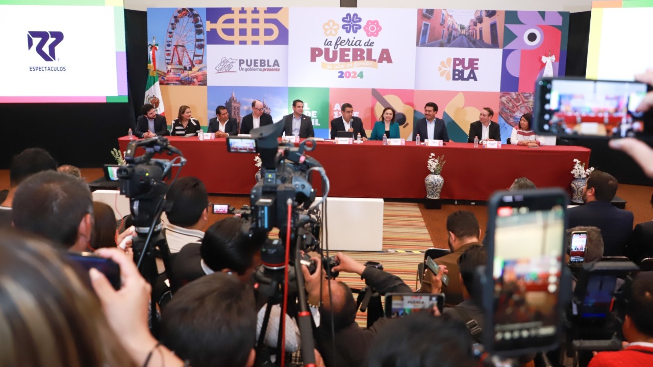 Presenta el gobernador la Feria de Puebla 2024