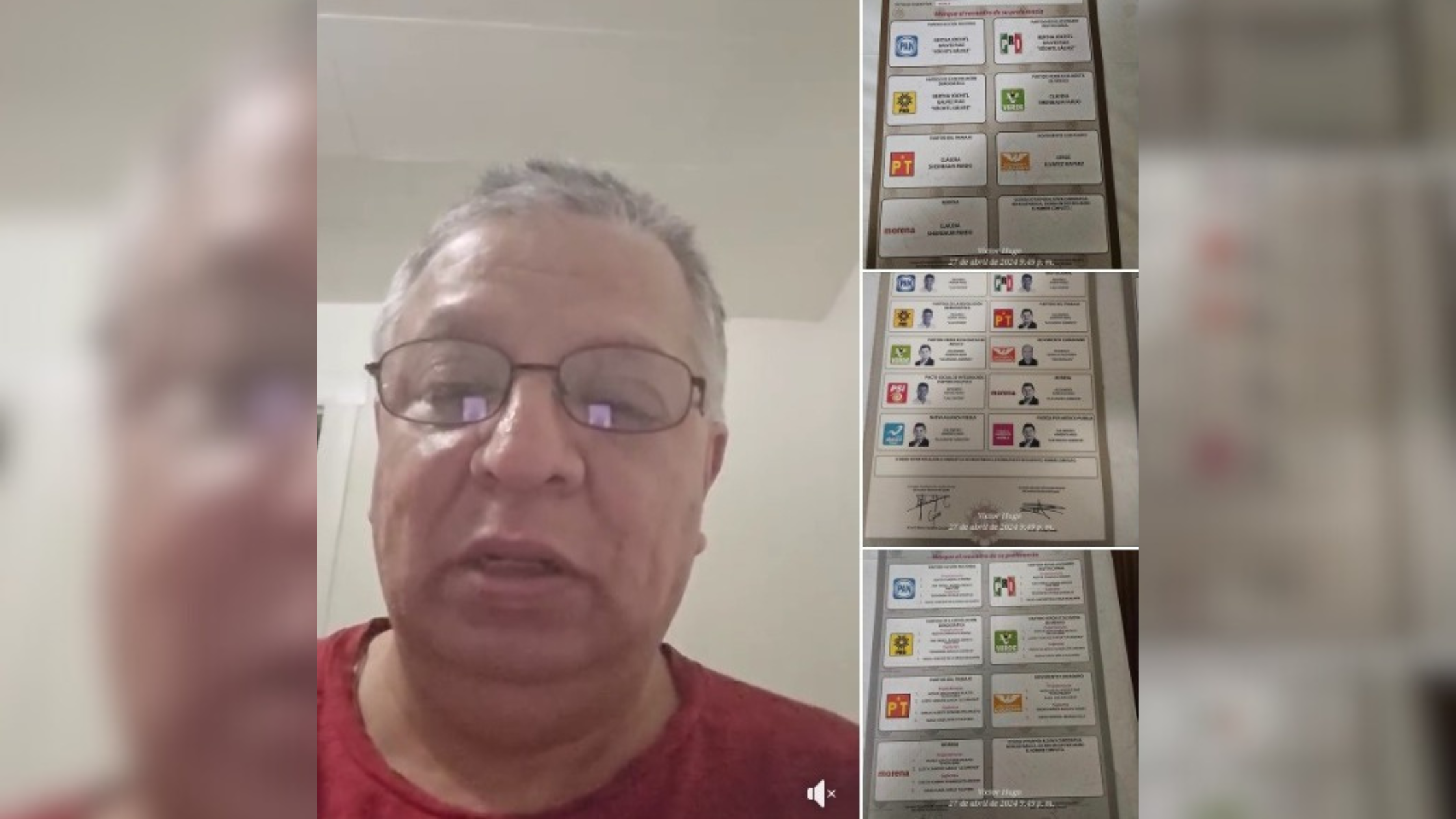 Un poblano radicado en el estado de Virginia confirmó el arribo de la paquetería con las boletas para ejercer su derecho | Foto: Especial