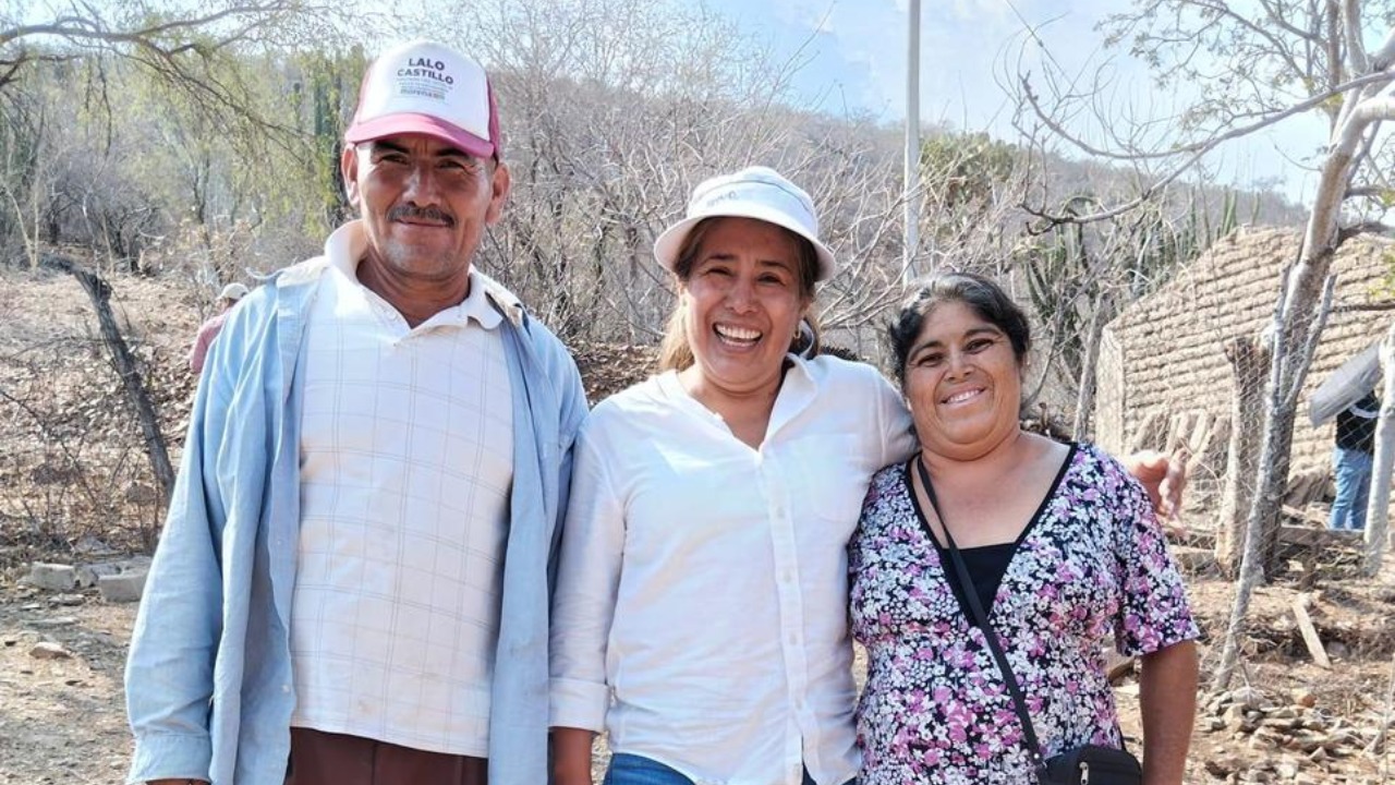 Aseguró que no cederá ante las amenazas y que trabjará para lograr una victoria contundente en las votaciones de este 2 de junio en Cuayuca | Foto. Especial
