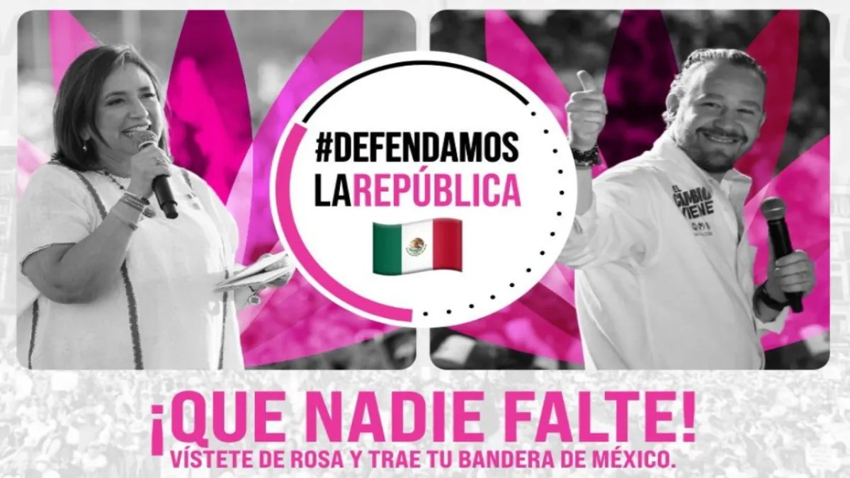 Foto: X@ClaudioXGG La Marea Rosa no le pertenece a nadie y, por lo tanto, no están subordinados a ninguna causa política o ideología.