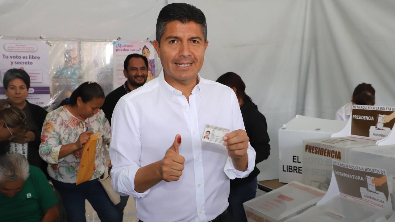 Eduardo Rivera dijo tener reportes de diversos municipios del estado, donde -expuso- hay una gran participacion ciudadana. | Foto: Especial