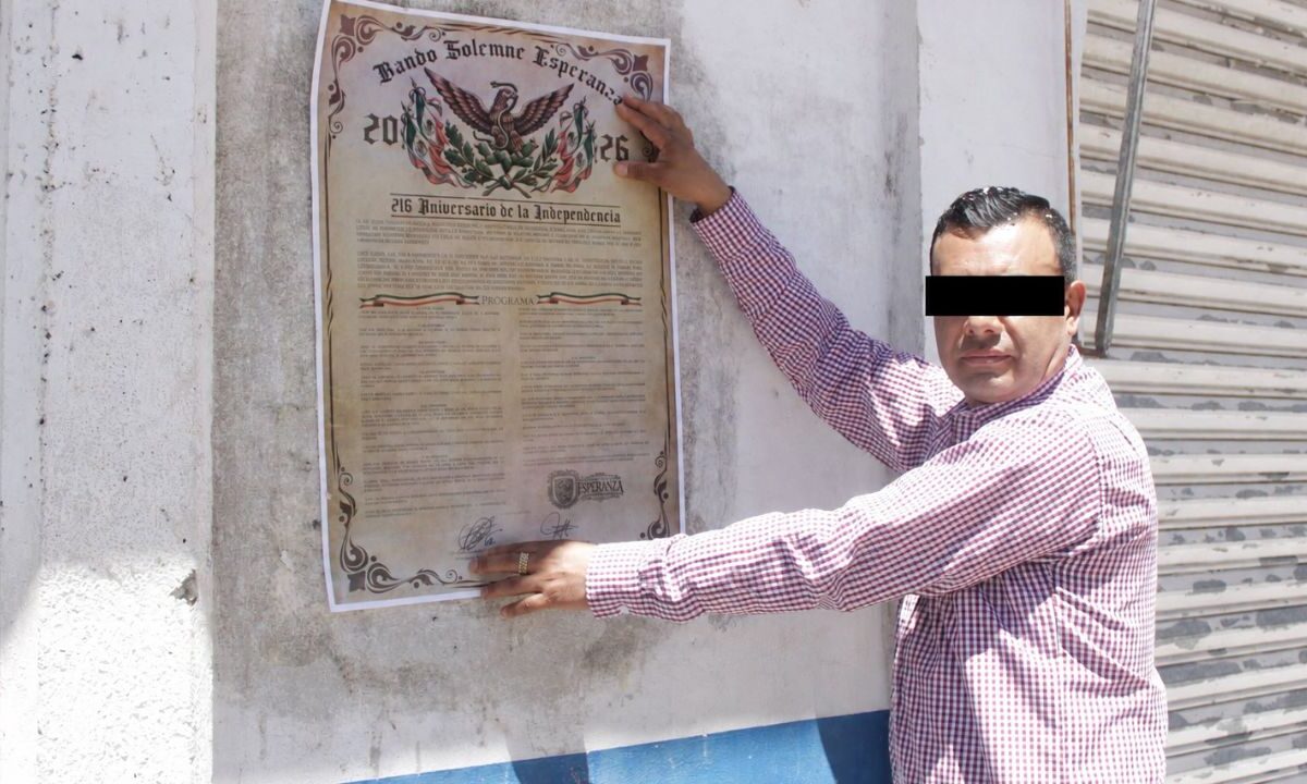 El secretario Omar García Harfuch confirmó la captura del edil de Esperanza, su hermano y otros presuntos integrantes de un grupo criminal.