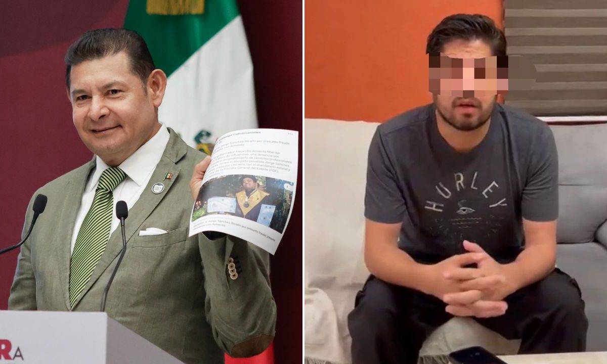 El gobernador Alejandro Armenta defendió el derecho a la manifestación, sostuvo que la denuncia por violencia familiar contra Mendoza González debe seguir su curso.